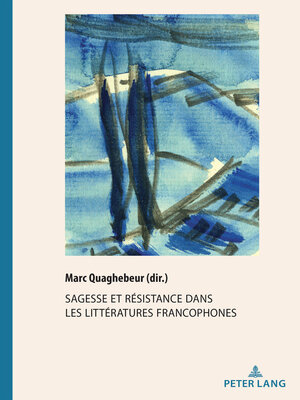 cover image of Sagesse et Résistance dans les littératures francophones